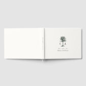 Havana Palm |  palmboom bruiloft Gastenboek (Volledig)