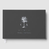 Havana Palm |  palmboom bruiloft Gastenboek (Voorkant)