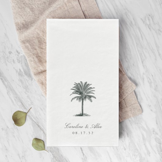 Havana Palm |  palmboom bruiloft Servet