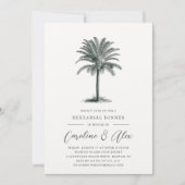 Havana Palm Rehearsal Dinner Kaart (Voorkant)