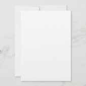 Havana Palm Rehearsal Dinner Kaart (Achterkant)