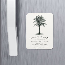 Havana Palm Save the Date Magnet Magneet