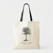 Havana Palm Wedding Favor Tote Bag (Voorkant)