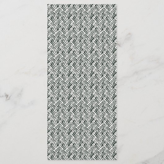 Havana Palm Wedding Menu Card (Achterkant)