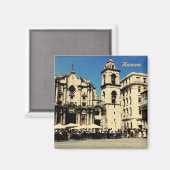 Havana plein, Cuba magneet (Voorkant / Achterkant)