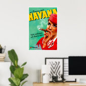 Havana Reisposter Cuba Kunst Martinair Print (Thuiskantoor)