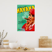 Havana Reisposter Cuba Kunst Martinair Print (Keuken)