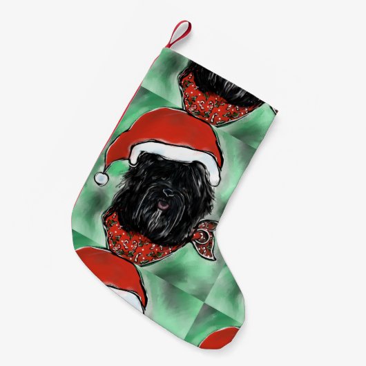 HAVANA SILK DOG KLEINE KERSTSOK (Voorkant (Hangend))