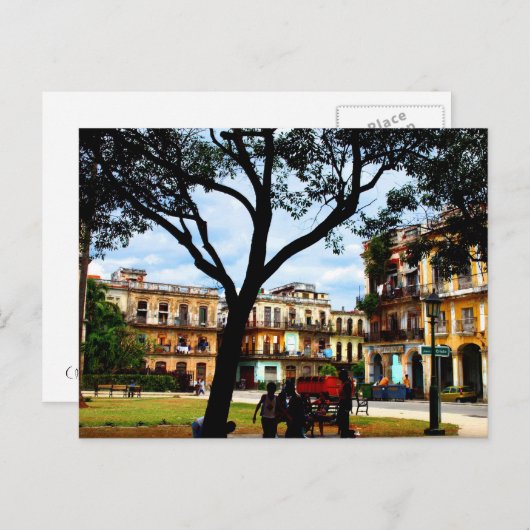 Havana Square Briefkaart (Voorkant / Achterkant)