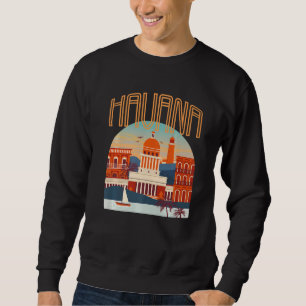 Havana Stad El Malecon Cuba Souvenir Caraïbisch Zi Trui