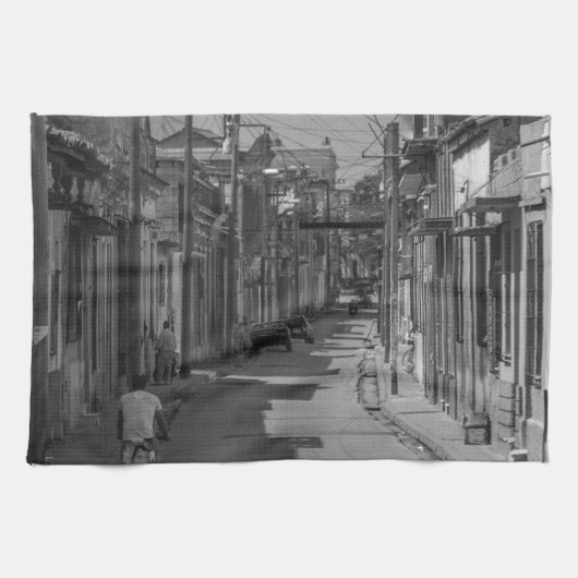 Havana straten theedoek (Horizontaal)