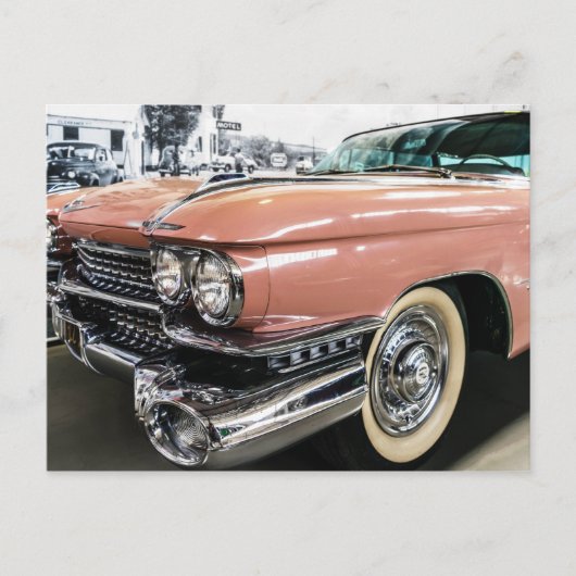 Havana Street Oldtimer American Car Cuba Reis Briefkaart (Voorkant)