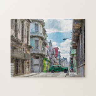 Havana Street Oldtimer Car Cuba Travel Photography Legpuzzel
