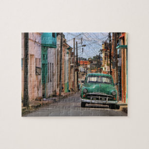 Havana Street Oldtimer Car Cuba Travel Photography Legpuzzel