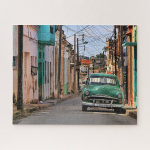Havana Street Oldtimer Car Cuba Travel Photography Legpuzzel