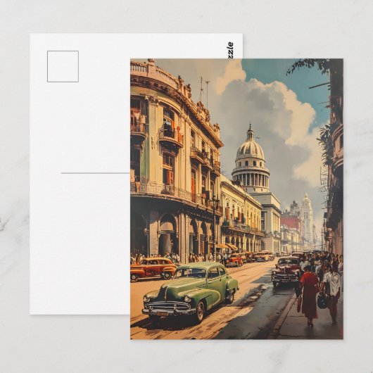 Havana Streets: Briefkaart (Voorkant / Achterkant)