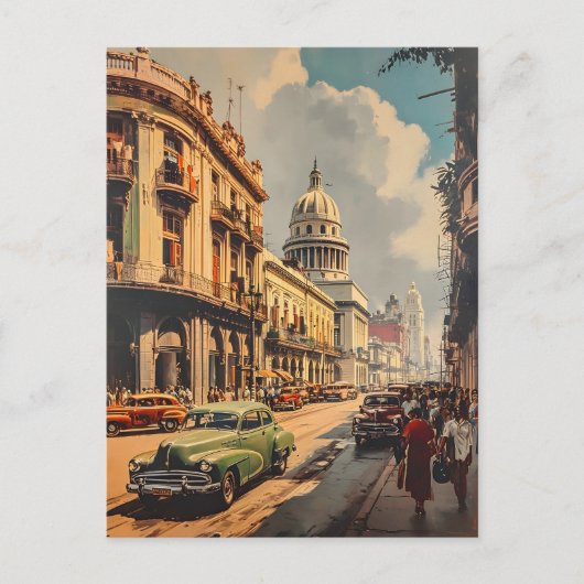 Havana Streets: Briefkaart (Voorkant)