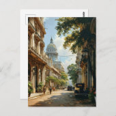 Havana Streets:  Briefkaart (Voorkant / Achterkant)