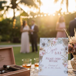 Havana Tropische Cuban Cigar Bar Reclamebord Met Voetstuk