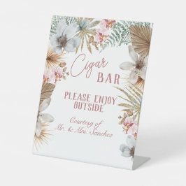 Havana Tropische Cuban Cigar Bar Reclamebord Met Voetstuk