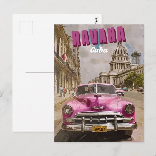  Havana Vibes: Nationaal Capitool Briefkaart (Voorkant / Achterkant)