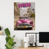 Havana Vibes: Nationaal Capitool Poster (Thuiskantoor)