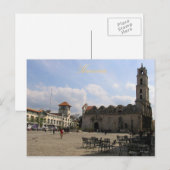 Havana-vierkant briefkaart (Voorkant / Achterkant)