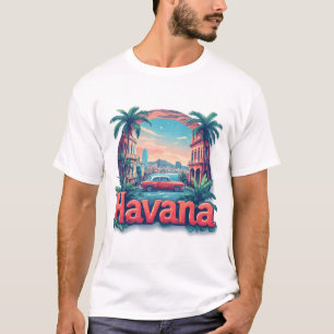 Havana Vintage Retro Reizen T-shirt