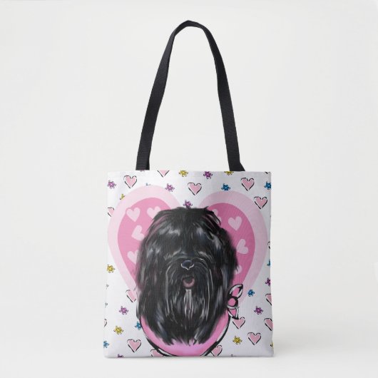 Havana Zijde Hond Tote Bag (Voorkant)