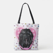 Havana Zijde Hond Tote Bag (Achterkant)