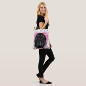 Havana Zijde Hond Tote Bag (Op model)