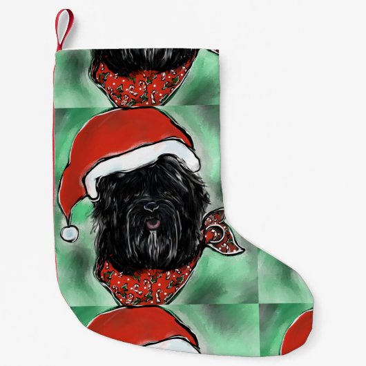 HAVANA ZIJDEHOND KLEINE KERSTSOK (Voorkant)