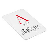 Havander Alphabet Letter a Flexible Magnet Magneet (Rechterzijde)