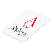 Havander Alphabet Letter a Flexible Magnet Magneet (Linkerzijde)