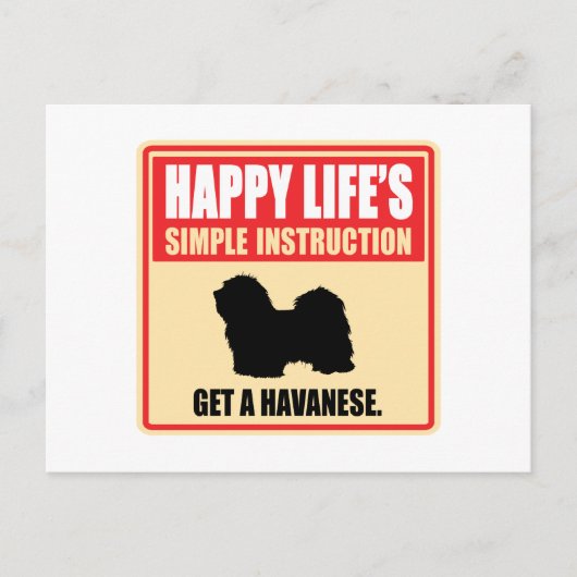 Havanees Briefkaart (Voorkant)