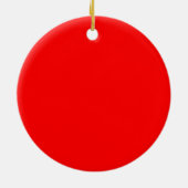 Havanees en papaverkerstsieresornament keramisch ornament (Achterkant)
