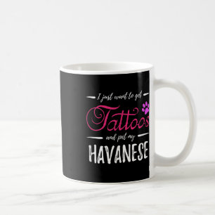 Havanees Hondenliefhebber Tattoo Funny Dog Mom Gif Koffiemok
