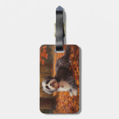 Havanees in Herfstbladeren Herfst Inspire Bagagelabel (Achterkant verticaal)