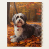 Havanees in Herfstbladeren Herfst Inspire Planner (Achterkant)