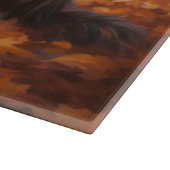 Havanees in Herfstbladeren Herfst Inspire Snijplank (Hoek)