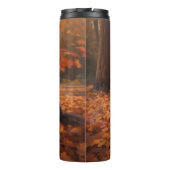 Havanees in Herfstbladeren Herfst Inspire Thermosbeker (Achterkant)