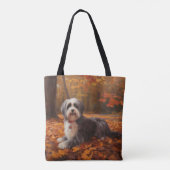 Havanees in Herfstbladeren Herfst Inspire Tote Bag (Achterkant)
