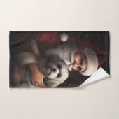 Havanees met Sinterklaas Feestelijke Kerstmis Bad Handdoek (Handdoek)