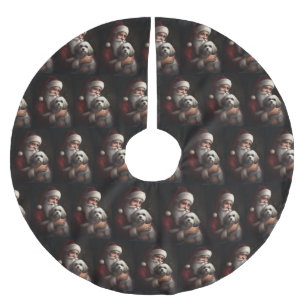 Havanees met Sinterklaas Feestelijke Kerstmis Kerstboom Rok