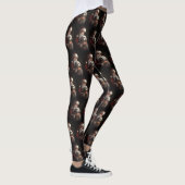 Havanees met Sinterklaas Feestelijke Kerstmis Leggings (Rechts)
