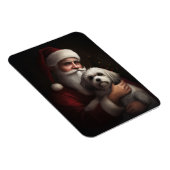 Havanees met Sinterklaas Feestelijke Kerstmis Magneet (Rechterzijde)