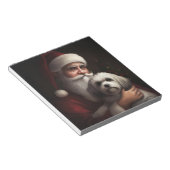 Havanees met Sinterklaas Feestelijke Kerstmis Notitieblok (Schuin)