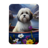 Havanees op een peddel: een Schilderachtig avontuu Magneet (Verticaal)