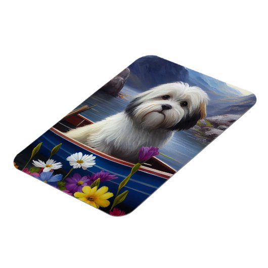 Havanees op een peddel: een Schilderachtig avontuu Magneet (Linkerzijde)