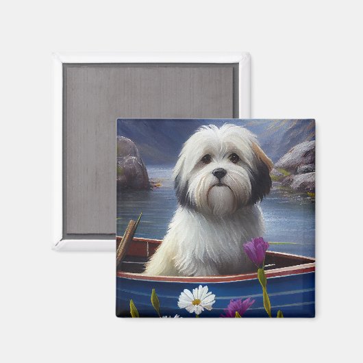 Havanees op een peddel: een Schilderachtig avontuu Magneet (Voorkant / Achterkant)